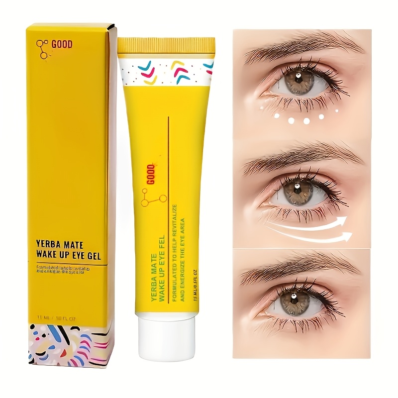 gel para ojos mate con   y ácido hialurónico - anti-hinchazón y ojeras, tubo    - ,   para todo tipo de piel   (incluyendo piel grasa), ingredientes naturales,   revitalizante