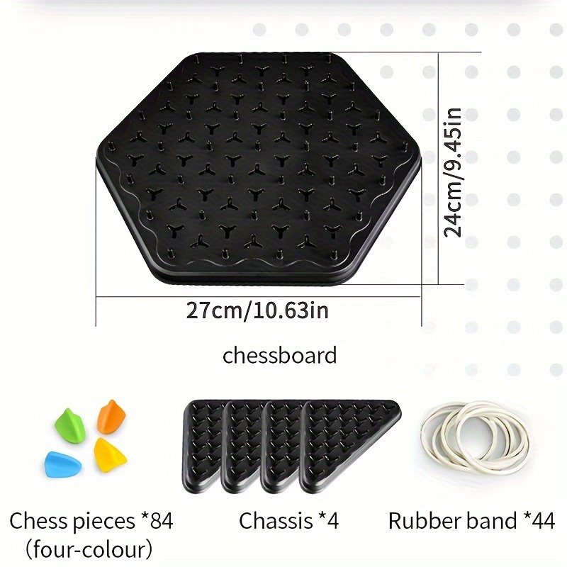 Triangular Interlocking Board Game Puzzle