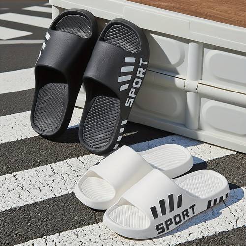 mens fashion sports slippers indoor home anti slip couples slippers casual and comfortable eva material slippers couples slippers in large sizes suitable for outdoor walking beach and as a holiday gift