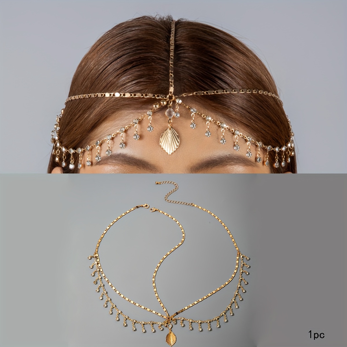E-shop 1 Stück personalisierter, eleganter ovaler Metallblatt-Anhänger mit Kopfketten, eingelegt mit Strass-Schleife und Quasten, geeignet für