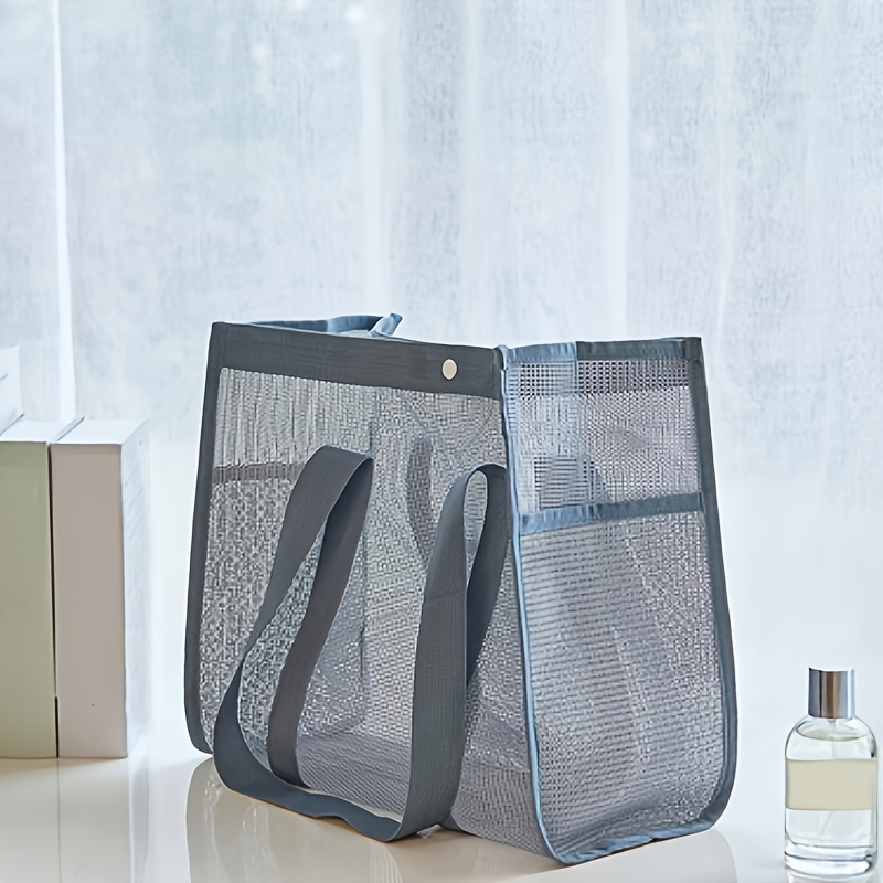 fashionable mesh beach tote adult unisex non waterproof alcohol free   travel and gym use