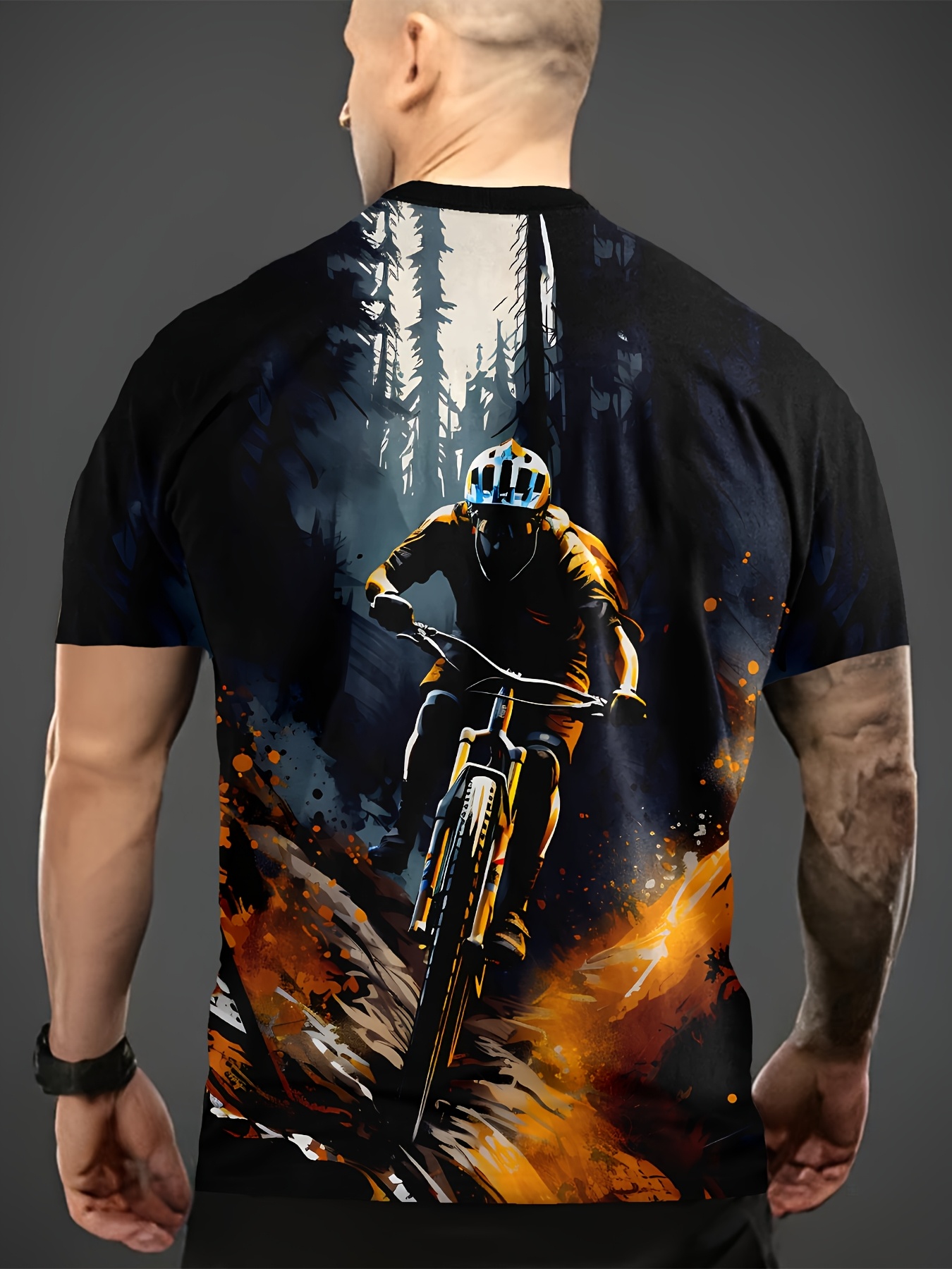Loose Riders Long Sleeve Mountain Bike Jersey - Breathable, * Polyester Tee with &*;Loose Riders&*; Graphic, V-Neck, Regular Fit for Men and Women, Outdoor Sports Apparel | Vibrant Graphic Tee | *