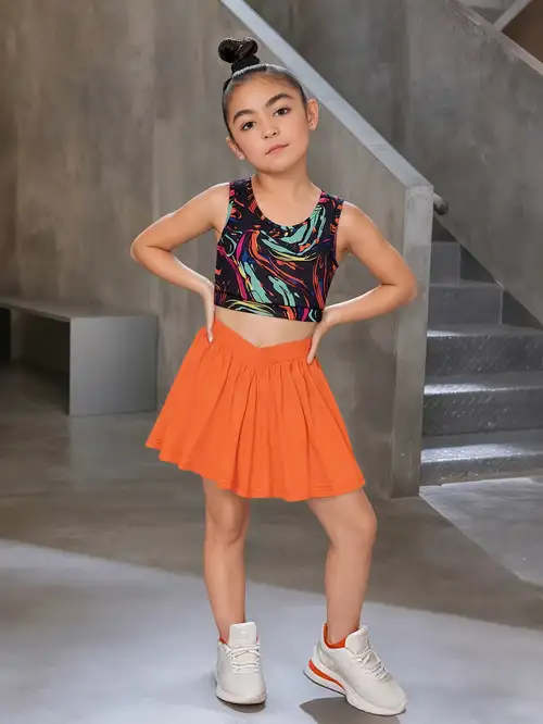 crop top tweens in short dresses KATE