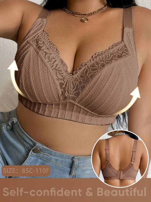 camp splicing plus size womens wen a tape wire free casual comfortable bra with beautiful thin s style