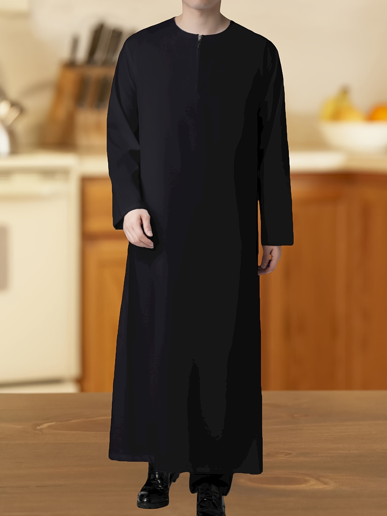 vestaglia in poliestere a maniche lunghe Temu Switzerland