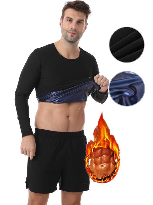 item picture mens long sleeve sports shirt for sweating athletic shaping long sleeve mens fitness training apparel body shaping long sleeve moisture wicking long sleeve for sports