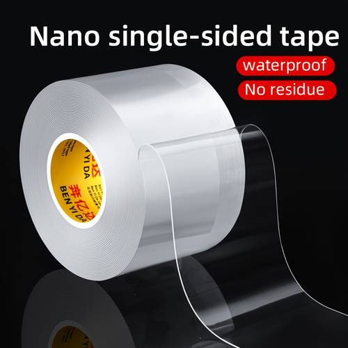 2er-pack wasserfestes klebeband, starkes transparentes rückstandsfreies einseitiges hochviskoses kantendichtklebeband für küchenspülen, auslaufsicherer fliesenfugenmörtel, auslaufsichere kanten, antikollisionsdichtung, verdickter nano-klebstoff, dickes einseitiges klebeband
