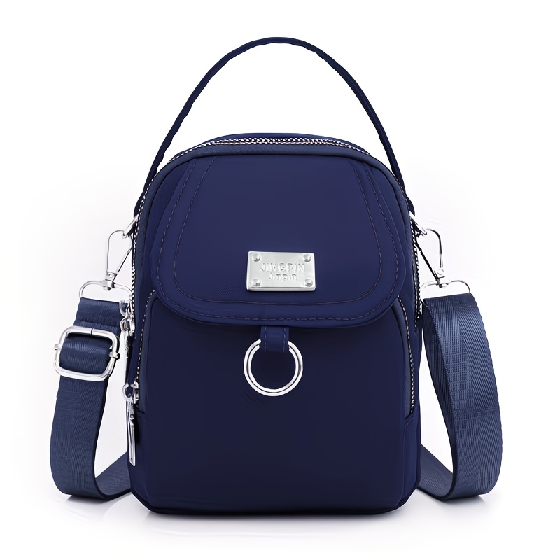 TEMU Women's Shoulder Bag - Fashionable And Casual Shoulder Bag With Multiple Zippers - A Multi-functional Bag For Daily Use And An Essential Fashion