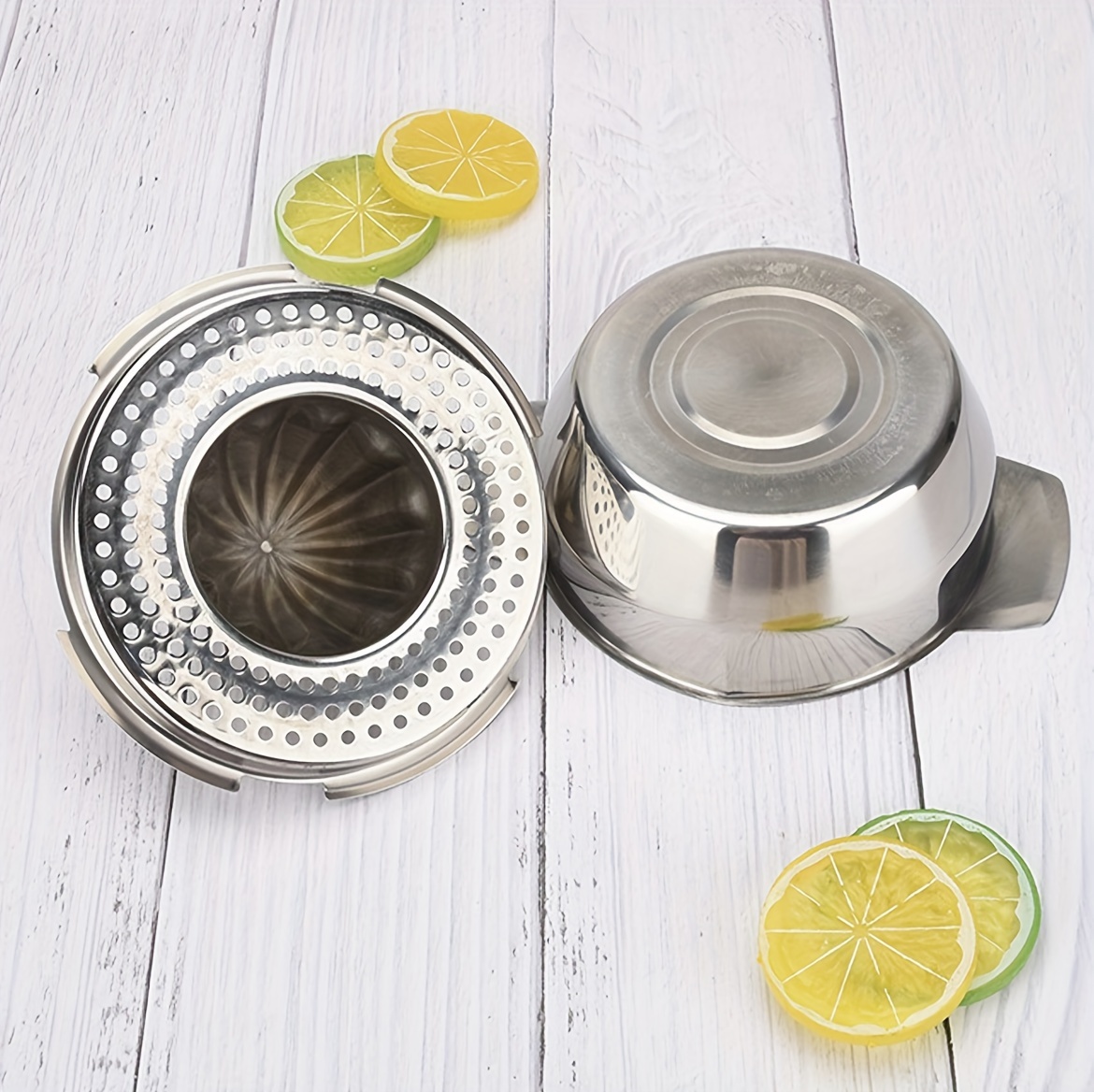 stainless steel manual citrus juicer set multifunctional lemon orange squeezer   kitchen gadget for fresh juice details 4