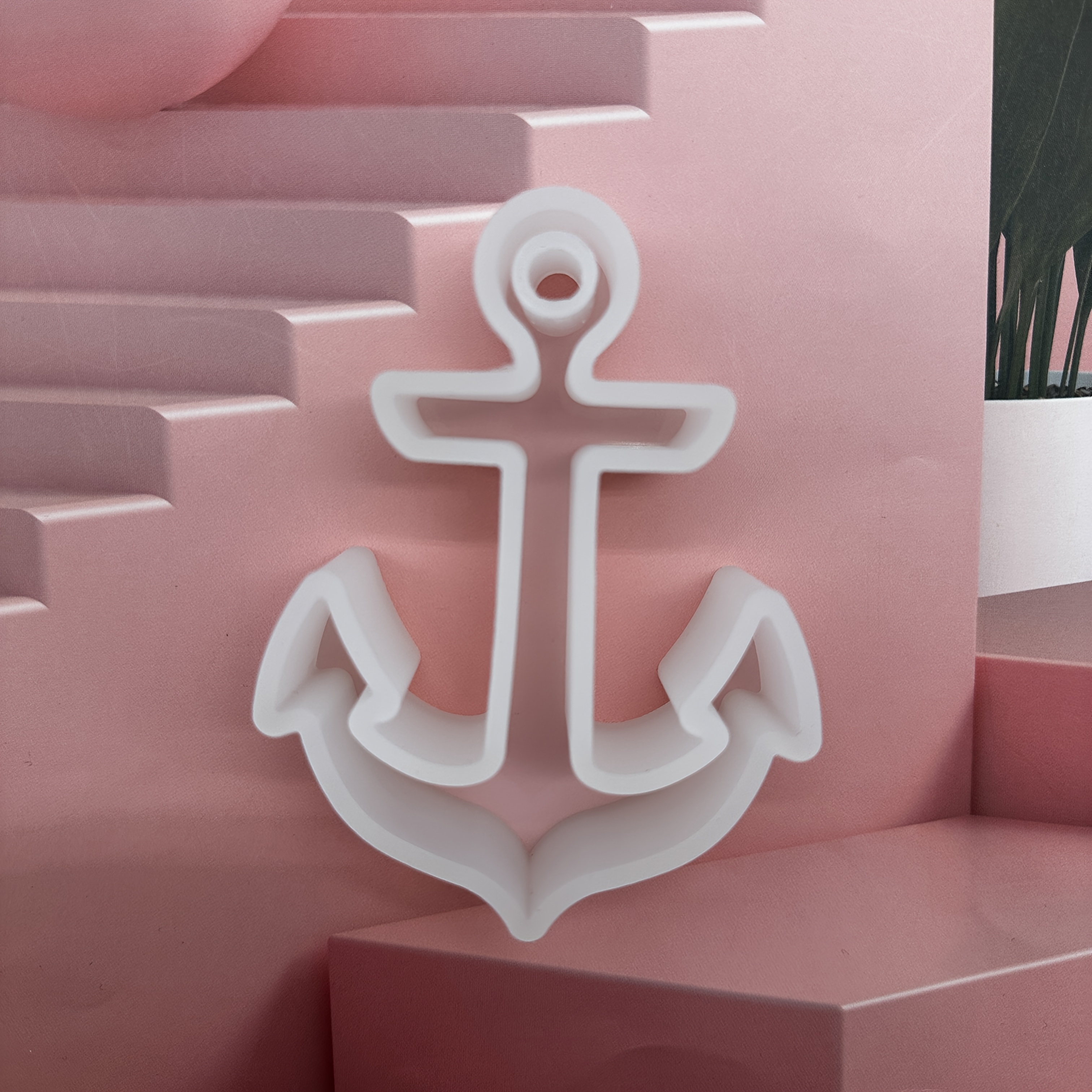 Image of 1pc Anchor-shaped Car Air Freshener Mold, For Candles, Car Air Fresheners, And Plaster Decorations