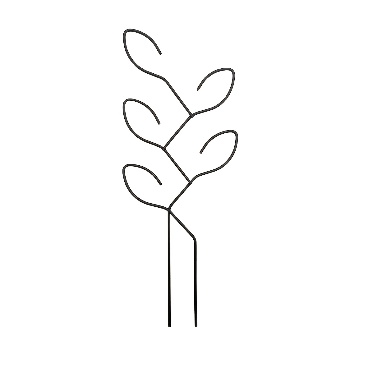 TEMU Support de Plante en Pot à Bordure, Treillis d'Escalade pour Plante, Support pour Plante Grimpante à Feuilles de et Fleurs, Piquets de Support