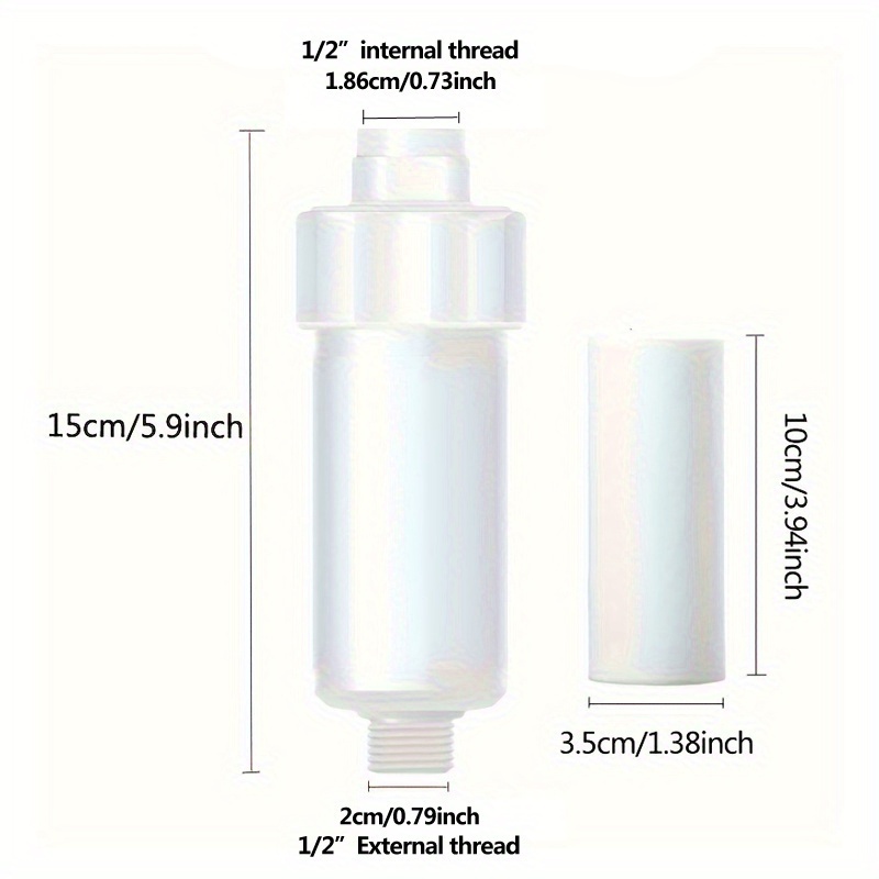 4 filtros de agua para lavadora, filtro de manguera para lavadora | Filtro de sedimentos de 5 micrones para lavadora, cabezal de ducha, grifo de ducha, calentador de agua | Filtro de agua en línea, purificador de agua doméstico, sistema de filtro de agua para el hogar