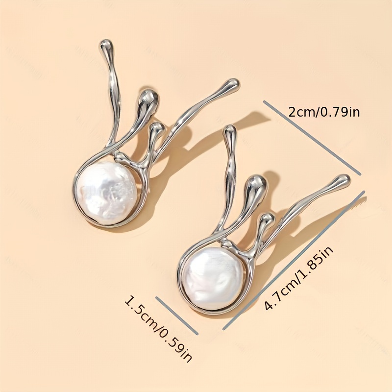 Baroque Stud Earrings Set