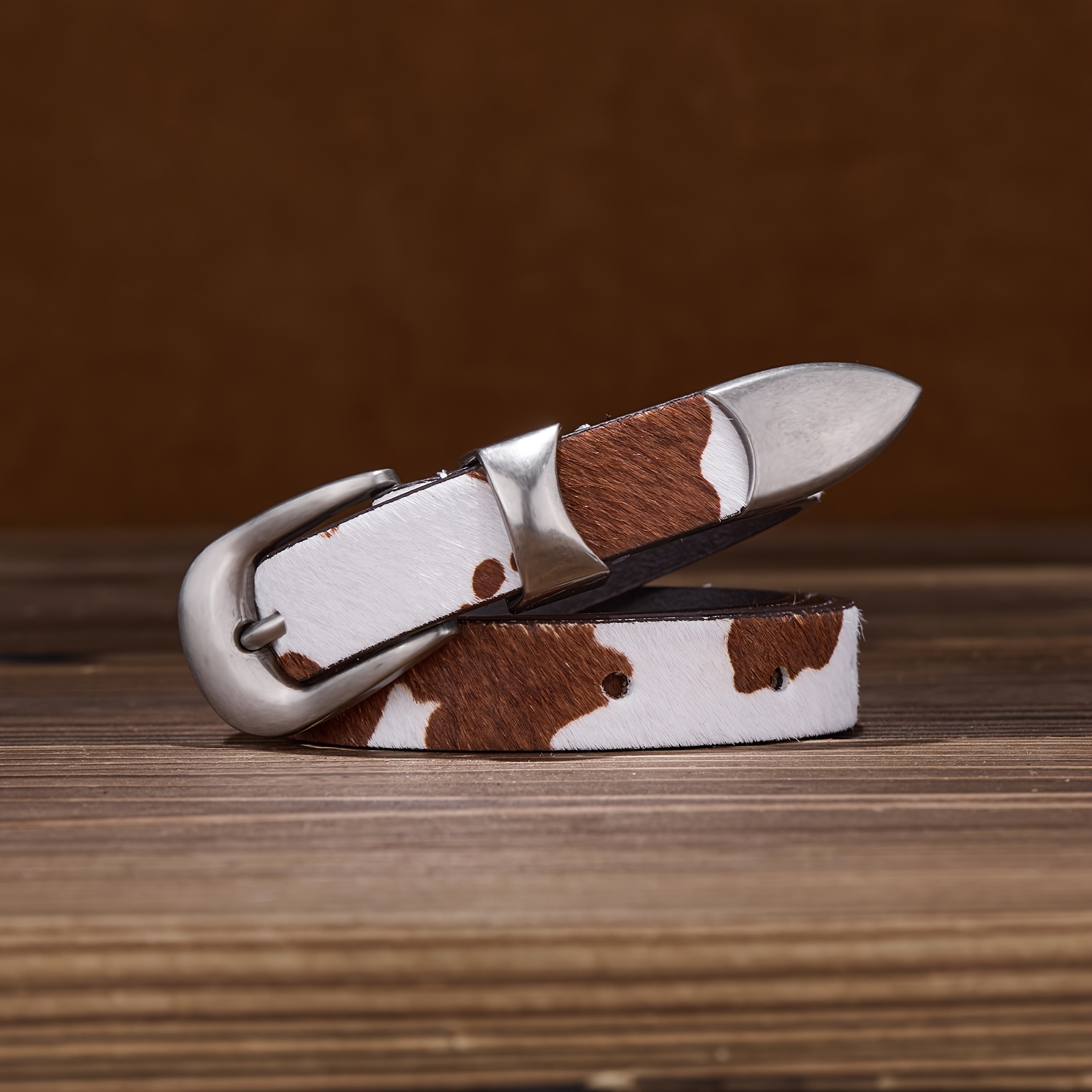 leather belt top layer cowhide casual versatile - Temu  display picture 3