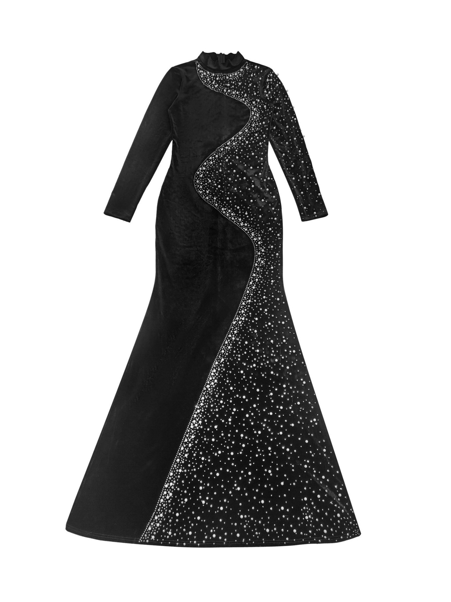 chic evening gowns seniors featuring a round neck - Temu Oman
