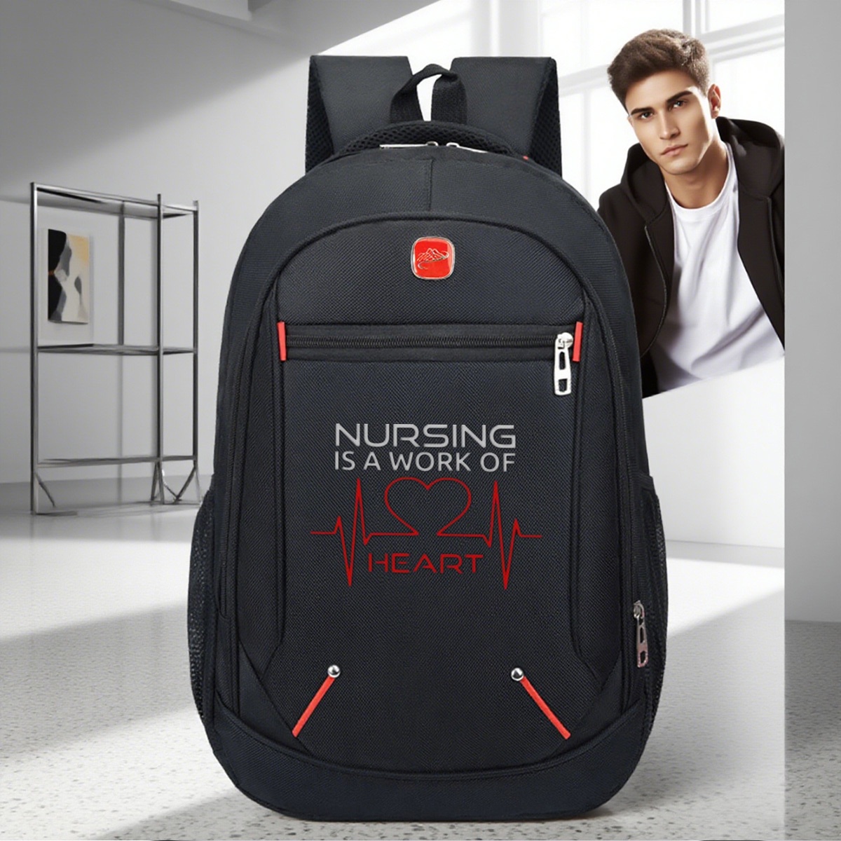 work nursing bookbag
