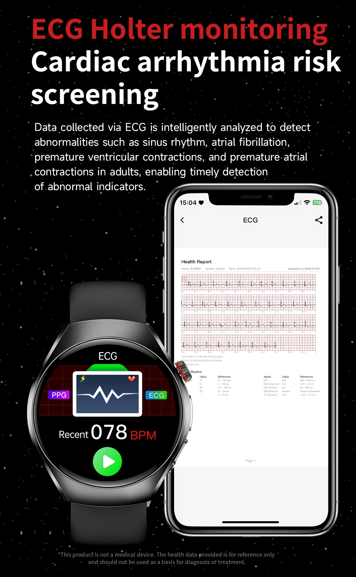 2026     watch 1 43 inch high definition full   supports wireless calls voice   one click sos for help 100 sports   remote monitoring fitness tracking suitable for   phones and for iphone Product details 5