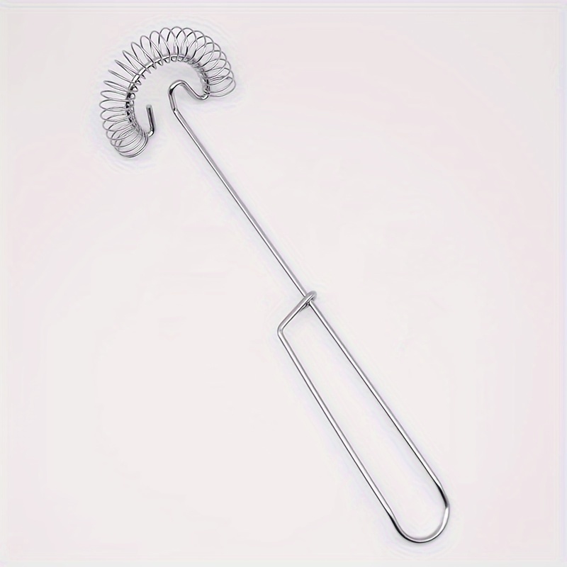 E-shop Edelstahl-Schneckenfeder-Schneebesen, manueller Handrührer für Küchenbacken und Gebäck - kein erforderlich (1 Stück)
