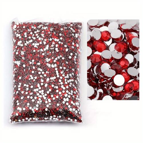 33 colors 2mm 4999pcs 3mm 4999pcs 4mm2499pcs 5mm 1499pcs 6mm 499pcs bulk wholesale of non thermal flat resin drills in bulk used for diy manicure luggage shoes and accessories