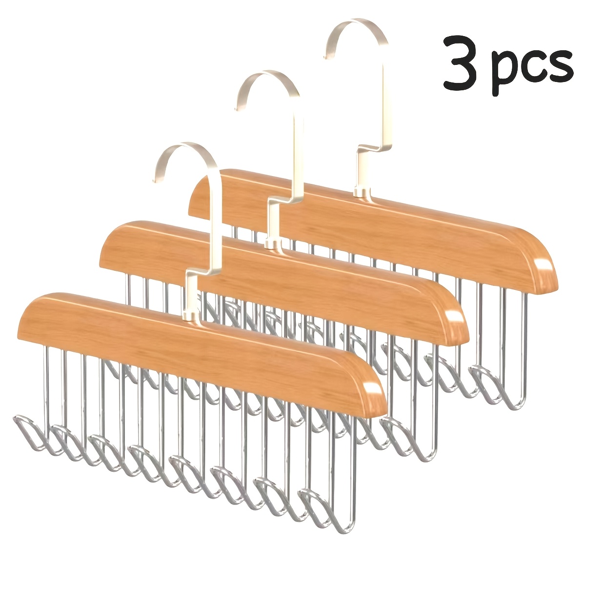 

Closet Bra Hanger, 3-pack With 8 Hooks, Holds 24 Bras, Saving Hanger, Closet Organizer And Storage For Camisoles, Swimwear, Strappy Dresses, Dorm And Apartment