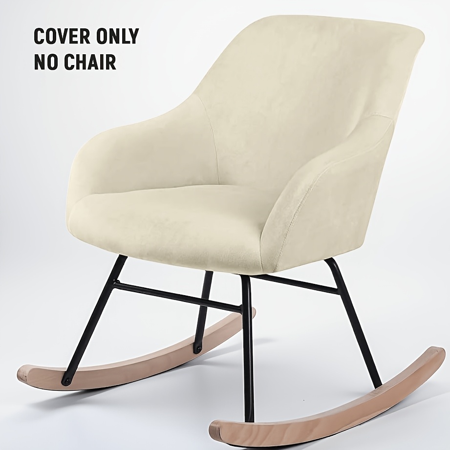 TEMU 1pc High-arm Rocking Chair Cover Only, No Chair Included