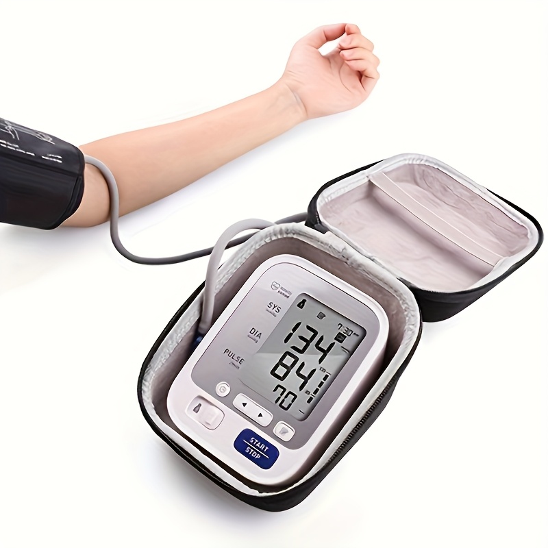 

A Portable Blood Pressure Monitor Tote Bag With A Strap - A Protective Storage Bag For Household Use With Cuffs Machine Organization