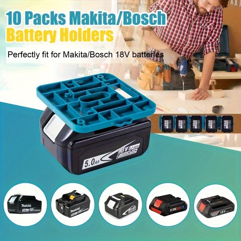 18v battery holder organizer wall mount hanging shelf Temu Germany