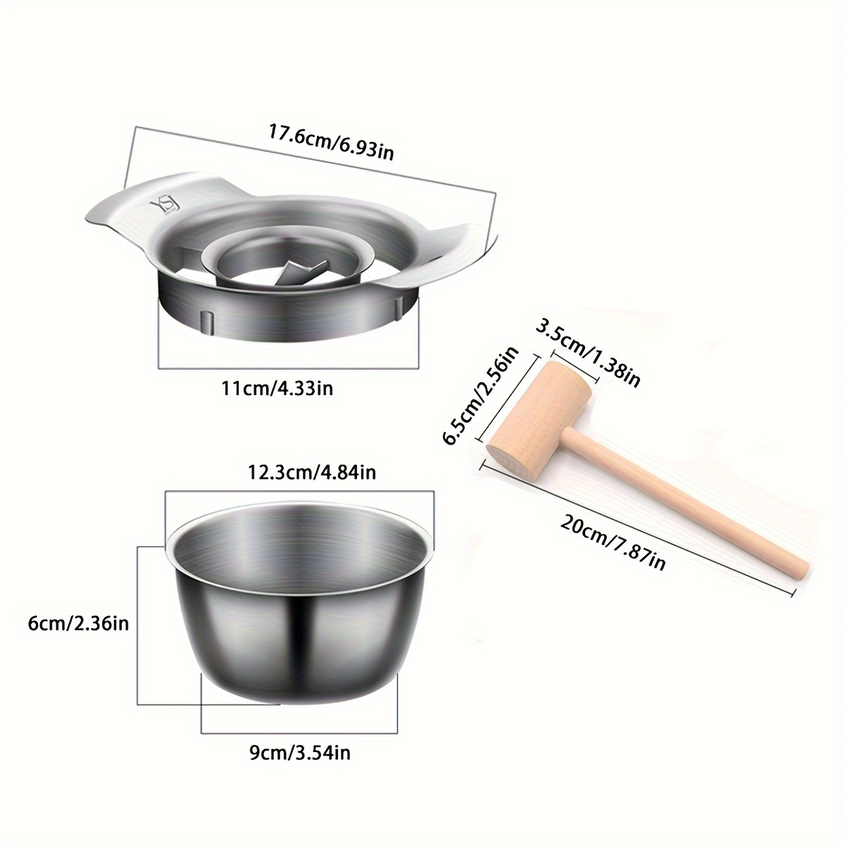 TEMU 3pcs/set, Pomegranate Peeling Tool Set, Pomegranate Peeler, Pomegranate Seed Remover, Kitchen Gadget For Home
