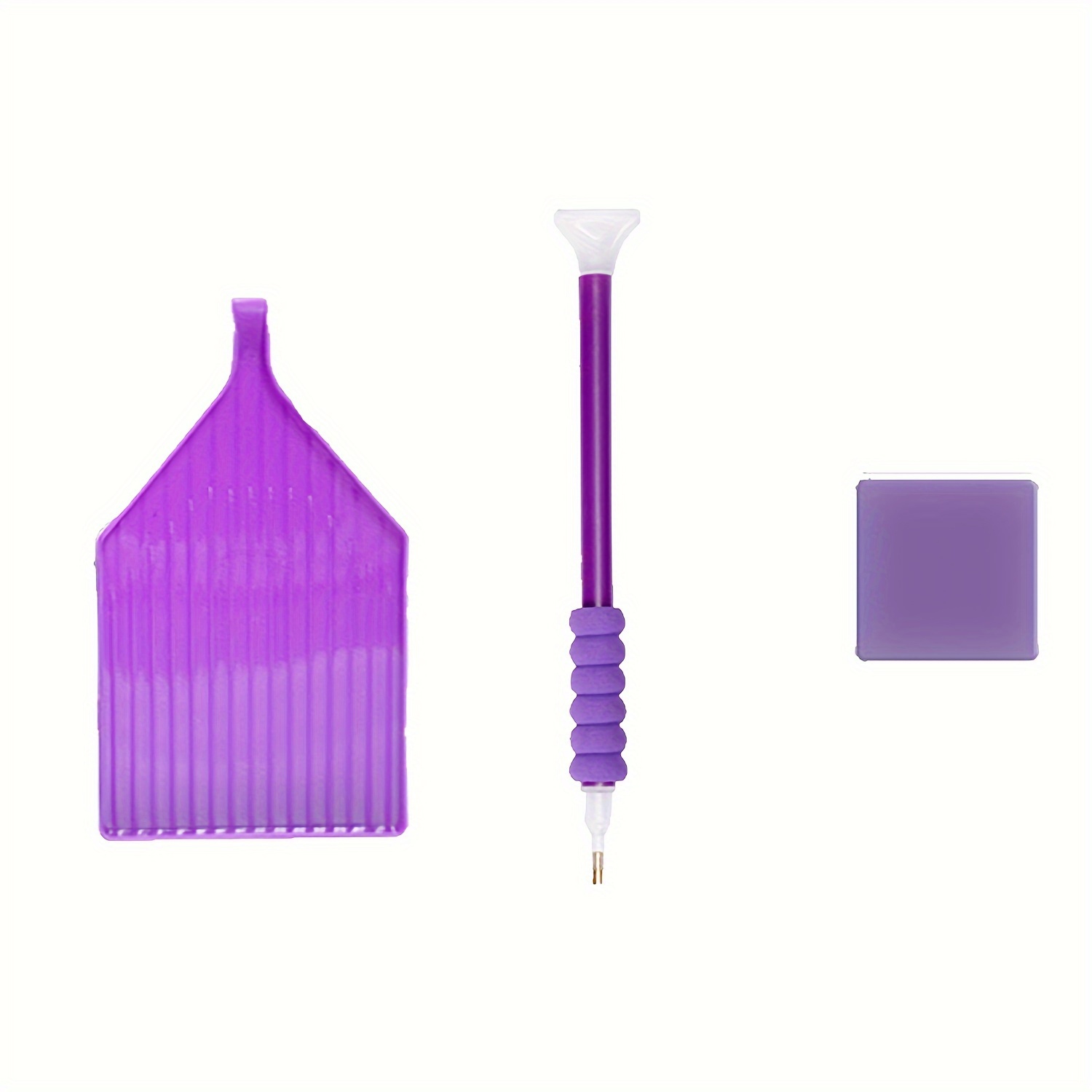 1 Set Nail Diamond Painting Dotting Pen And Rhinestone Tray And Glue Water Picker Suitable For Nail Gemstone Crafts