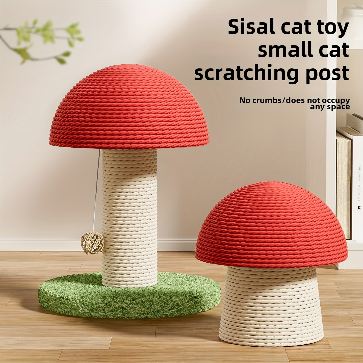 

Decor Red Scratching Cat Scratching Sisal - Cat Scratching -cat Scratching Cat Frame Cat Toy Ornaments, Non-shedding