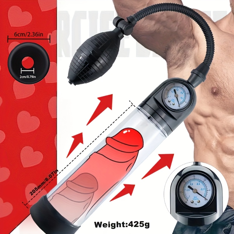 New Style, Vacuum Cupping Device for Men, Male Body Manual Massager, Hand Cup Massager, Full Body Massager, a Must-Have for Home Use, Give to Male Friends, Father'S Day Gift!
