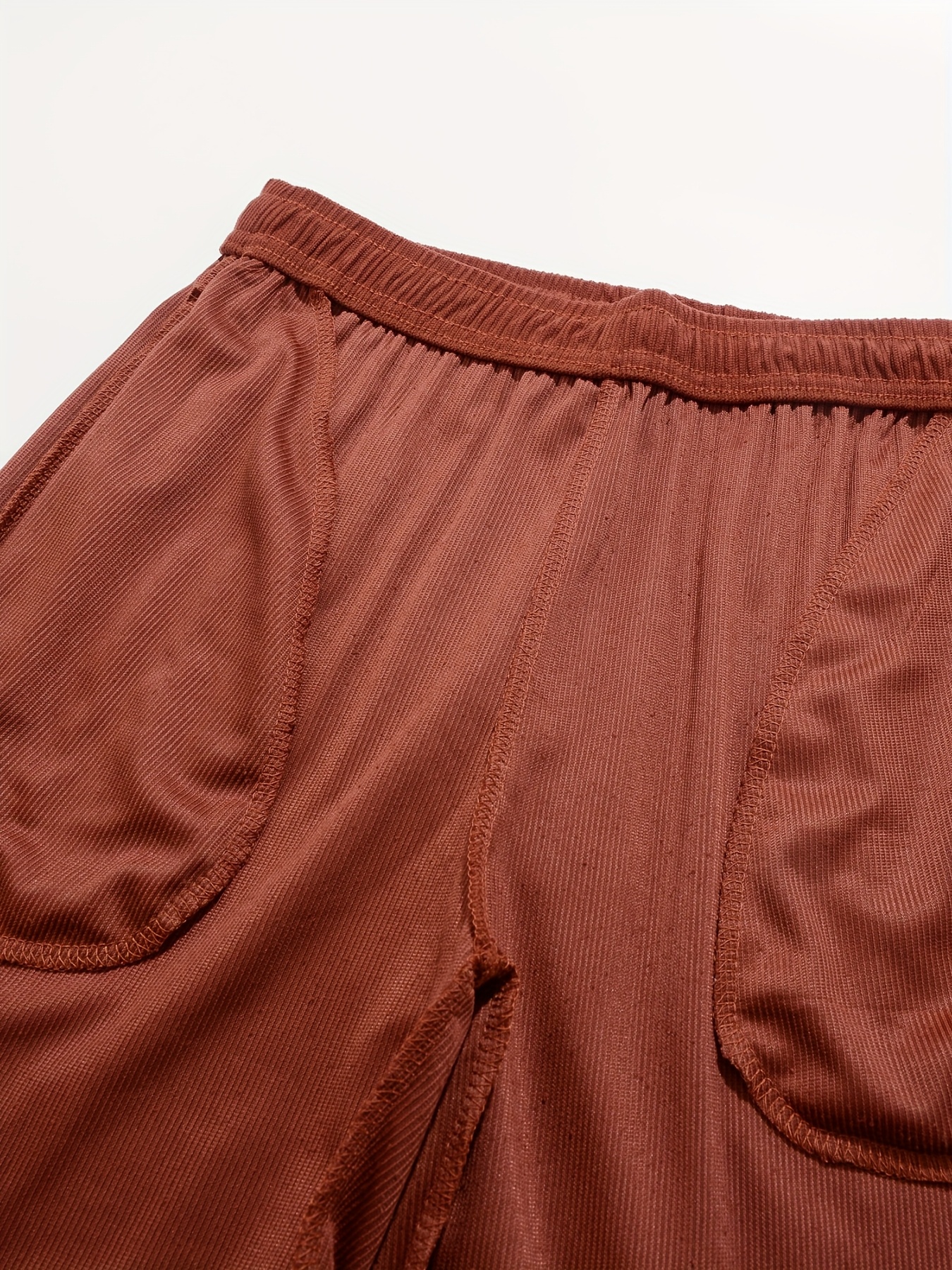 Men'S Stylish High-End Corduroy Shorts - Perfect for Travel and Beach Vacations, Casual Comfort with Pockets, Summer Casual Waist with Drawstring, Ideal for Outdoor Activities, Sports, and Gifts, Travel Essentials|Stylish Shorts|Polyester Fabric