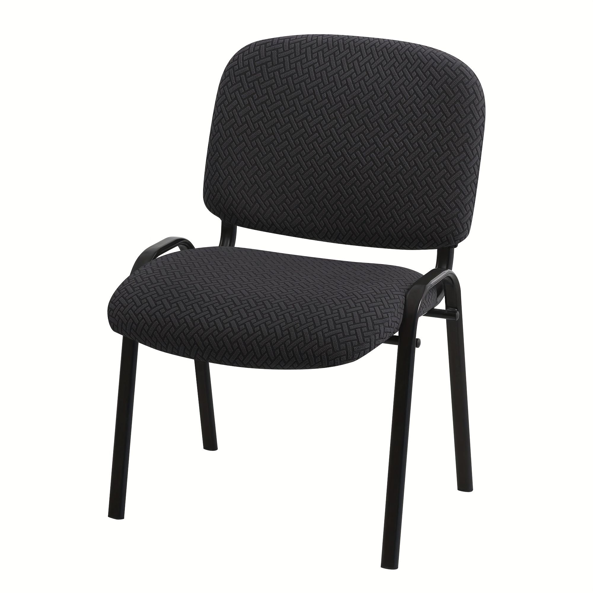 TEMU 2pcs Set T-shaped Jacquard Split Chair Covers, Two-piece Protective Slipcovers