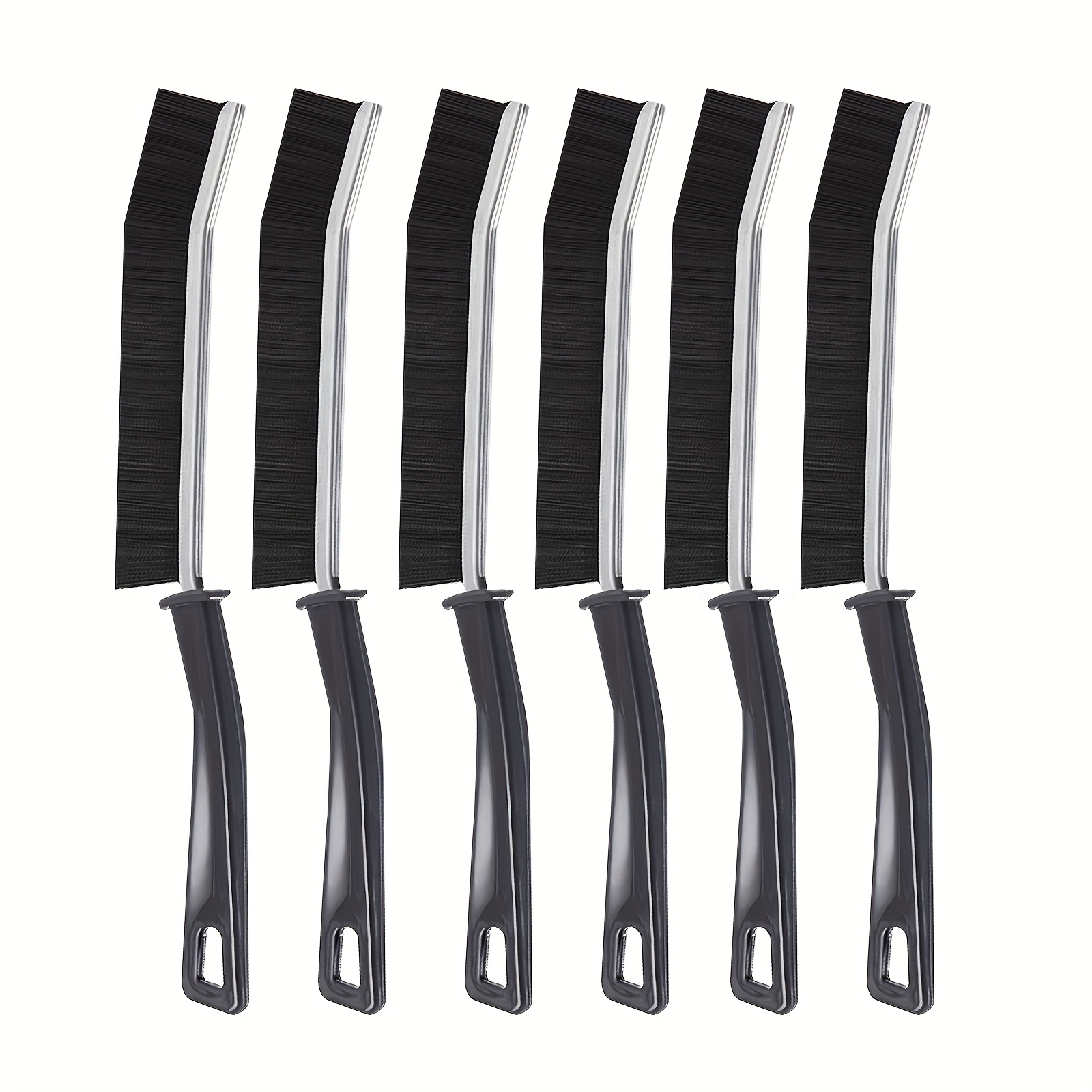 TEMU 6pcs Hard Bristle Crevice Cleaning Brush-thin Cleaning Brush, Small Cleaning Brush, Grout Brush, Kitchen Brush, Cleaning Tools For Toilet,