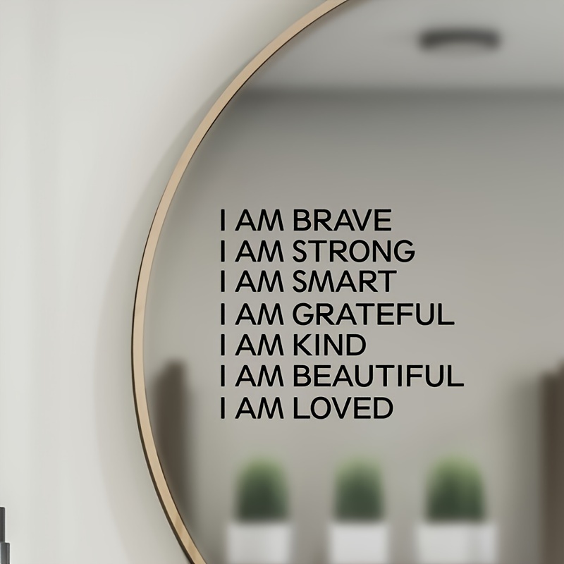 

Positive Affirmations I Am Am Strong Sticker