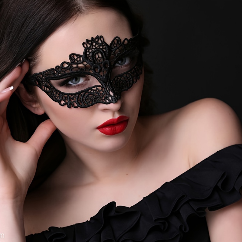 1pc, High Quality Sexy Lace Eye Mask Festival Performance Masquerade ...