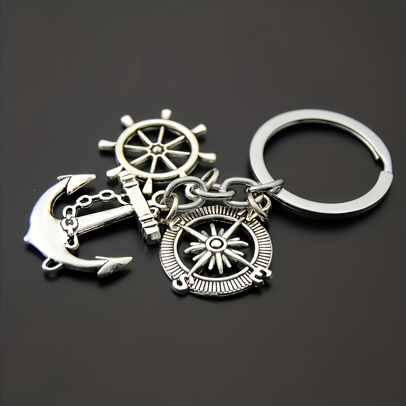 TEMU Llavero de viaje con y de barco, 1 pieza, regalo para hombre