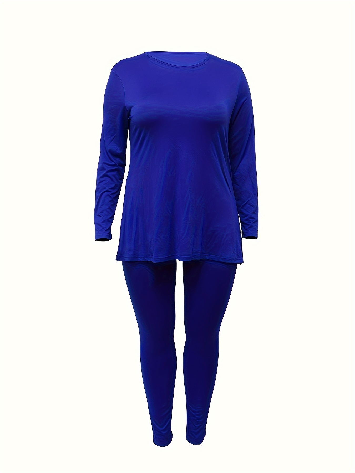 Plus Size Women Thermal Underwear Top Middle High Neck Long Sleeve Casul  Top 
