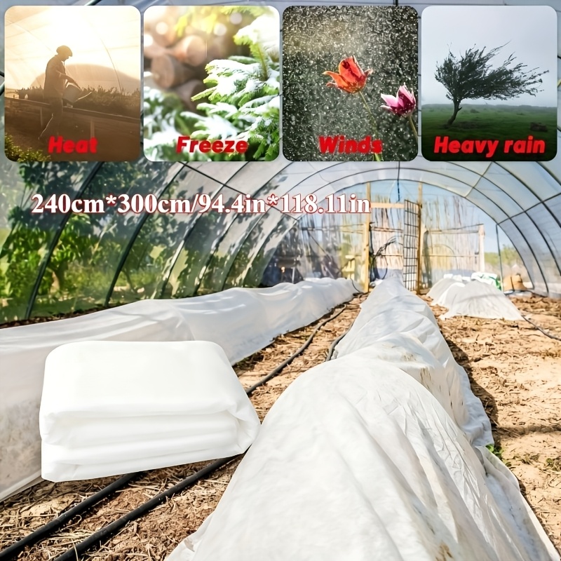 TEMU Thickened Plant Frost Cover, Designed For Cold Protection, Keeping Plants Warm During Autumn And Winter, Ideal For And Gardens