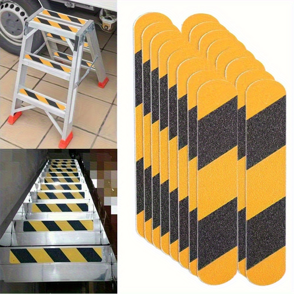 E-shop 16 Stück Outdoor Treppenstufen 4 cm x 33 cm, rotes für Innen-/Außentreppen, Stufen, Boote und Treppenabsätze für Sicherheit
