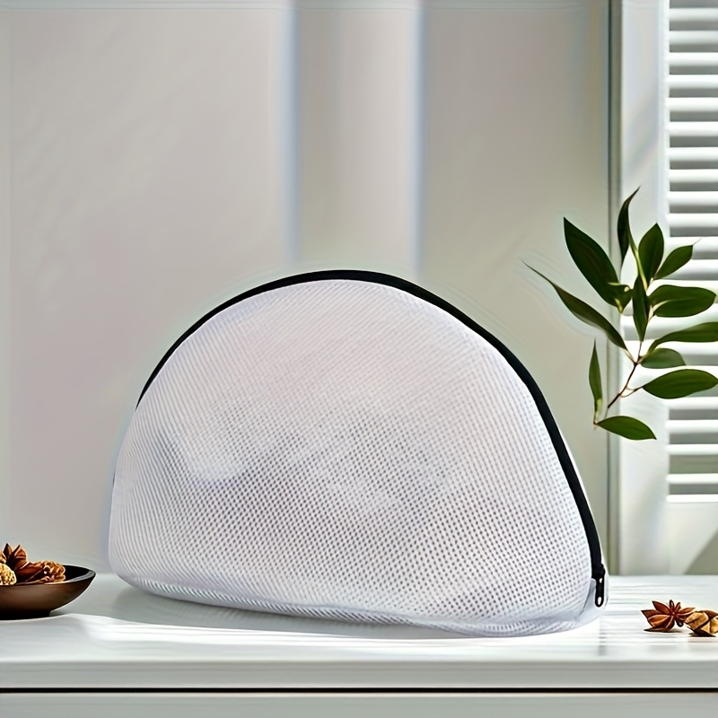 1pc Household Shoe Washing Bag - Mesh Laundry Bag with Zipper, Protective Wash Bag for Delicates, Bras, and Underwear, Prevents Deformation, Ideal for Machine Washing and Storage, Laundry Wash Bag|Delicate Protective Bag|Durable Woven Material, Laundry Bags