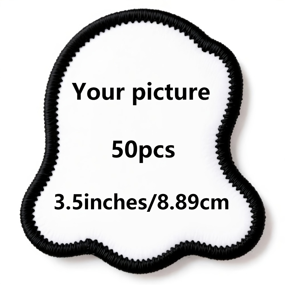 TEMU Customized Embroidered Patches, Personalized Motorcycle Club Badges, Custom Logo Patches For Jackets, Vests, Uniforms & Workwear, 3.5 Inches