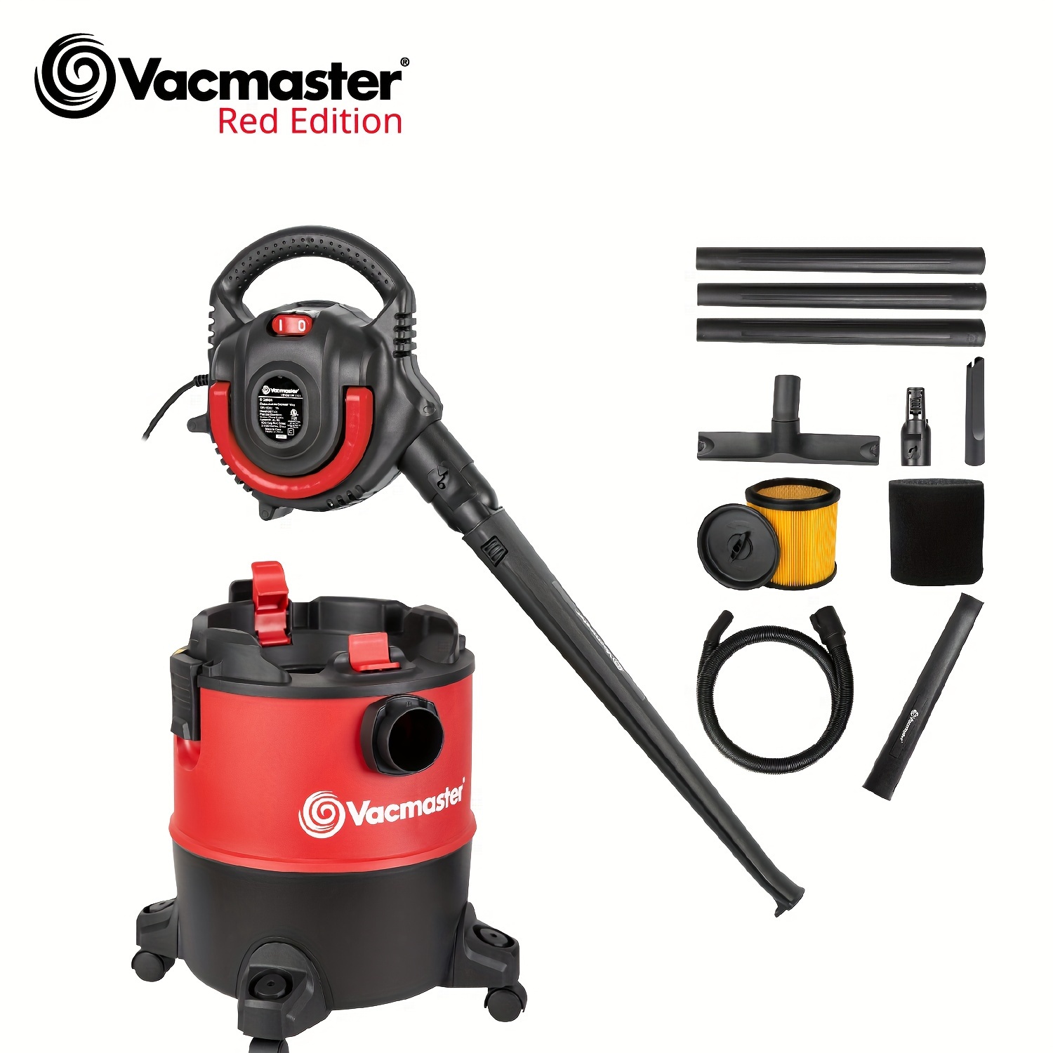 

Vacmaster Vbvb611pf 1101 6 Gallon 5 Wet Dry 1-1/ 4 Hose Suction Detachable