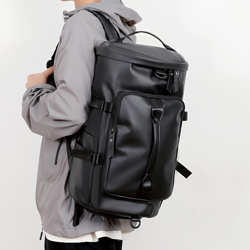Large Capacity Sports Travel Bag Fitness Handbag Mountaineering Backpack Outdoor Travel Double Shoulder Backpack Cylinder Single Shoulder Body Bag