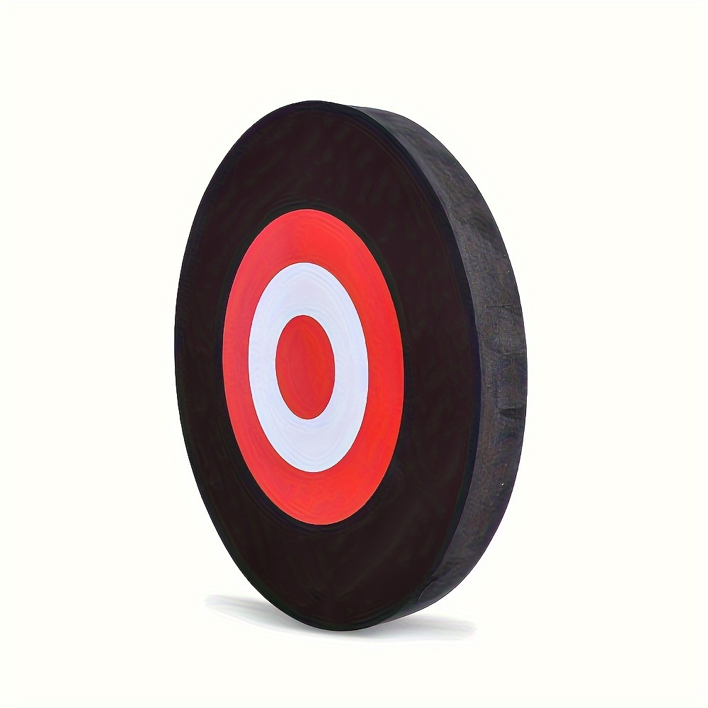 TEMU Portable Archery Target, 1pc Set With 2 Adhesive Backings, Pu Material, Round Shape For Target Shooting Practice