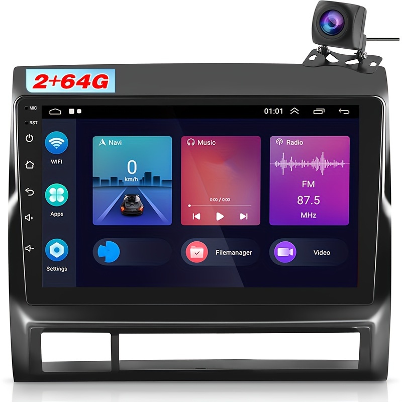 

Android 13 Car Radio For Toyota For Tacoma 2005 2006 2007 2008 2009 2010 2011 2012 2013, 9 Inch Touchscreen Stereo With | Android Auto | Hi-fi | Mirror Link+backup Camera And Mic [2+64g]