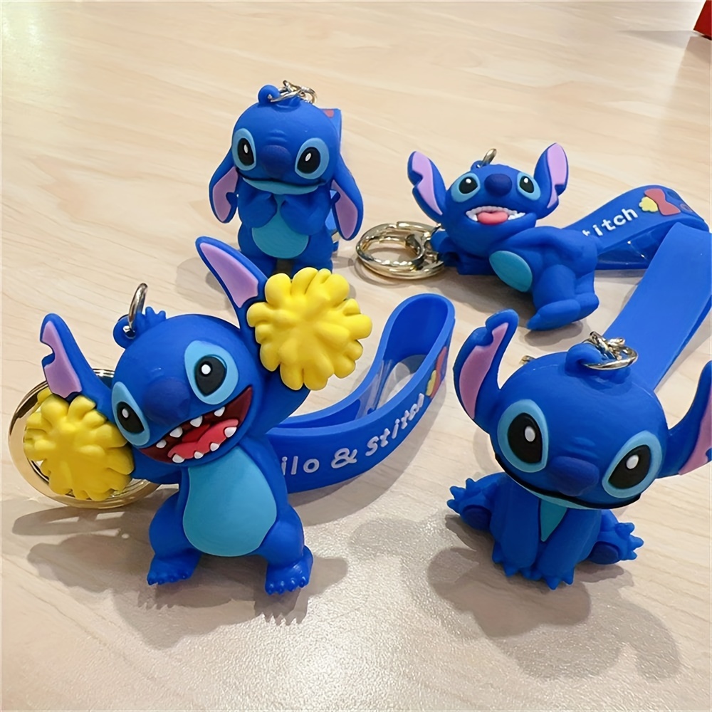 

Anime Stitch Pendant Keychain For Men, Sweet Pink Keychains For Car Key, Birthday Gift