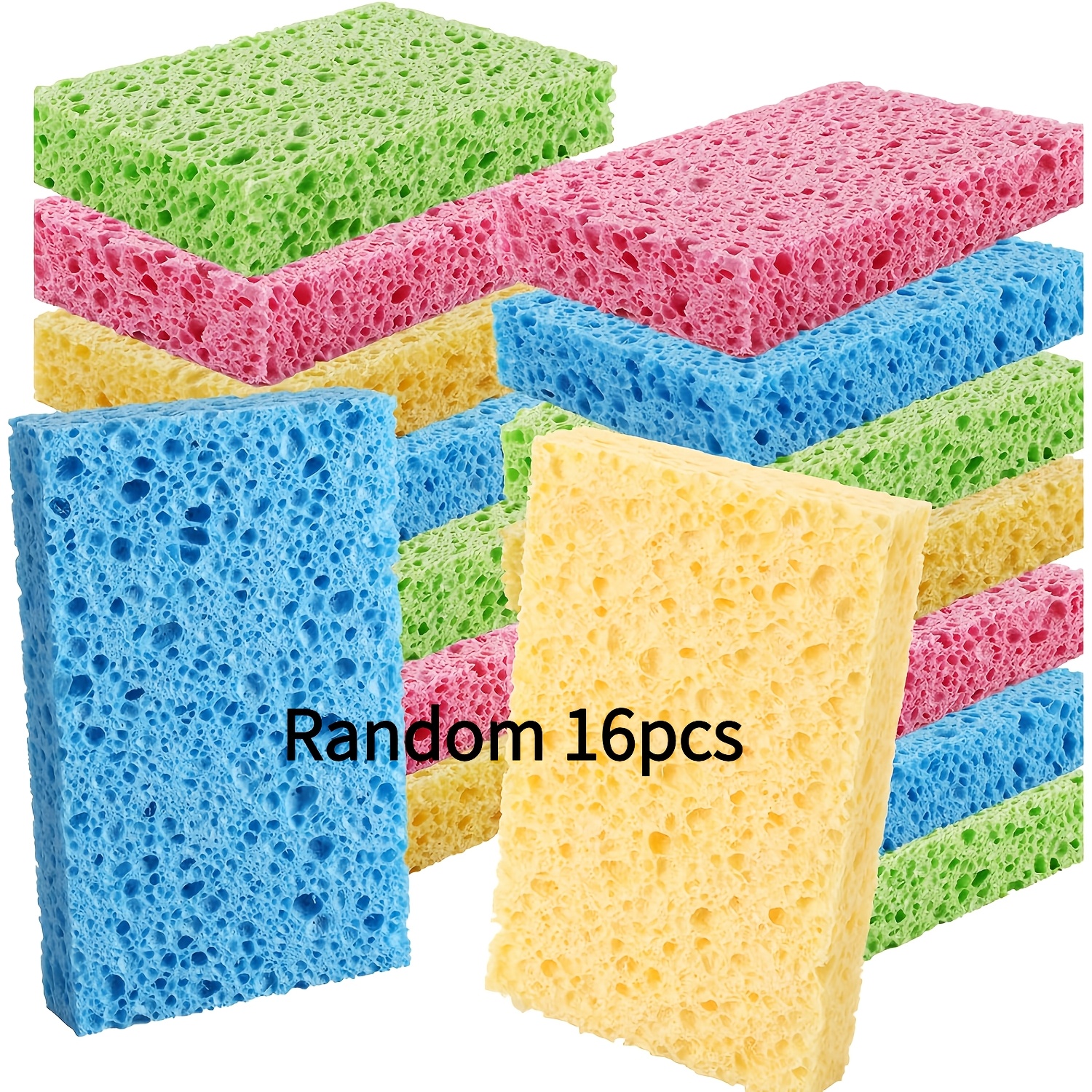 Anti-Scratch Cleaning Sponge, Random Color - Heavy Duty... product image 9