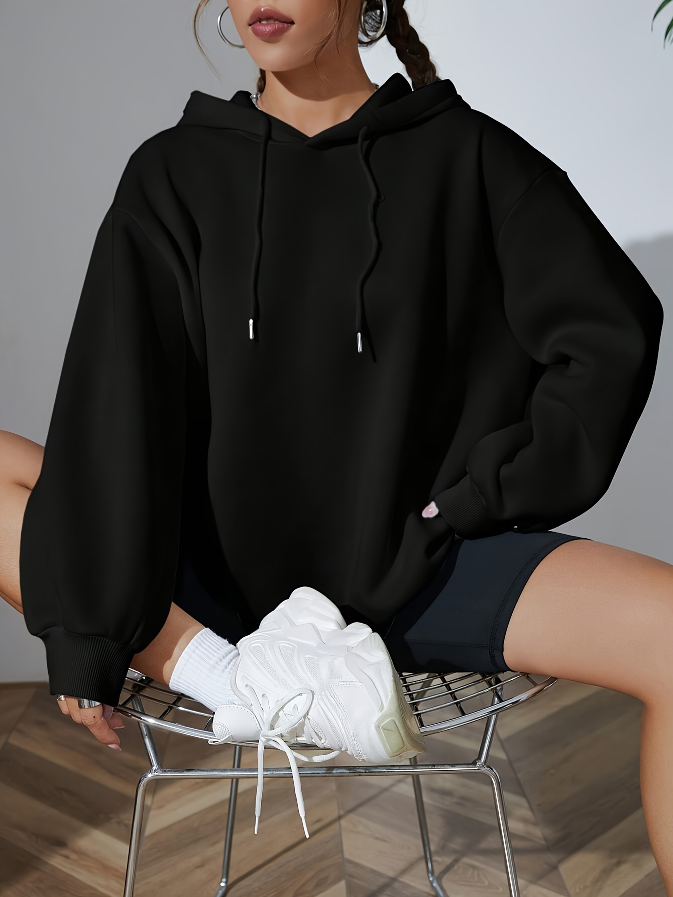 Hoodie Sweat Streetwear Femme Cute Pink Love Heart Good For U