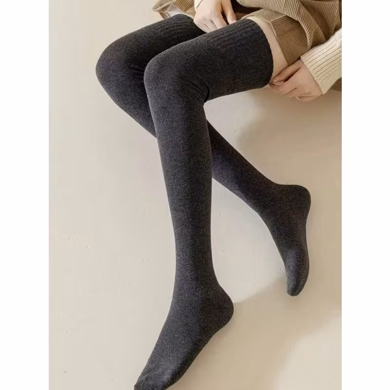 1pc womens thermal lined knee high socks warm winter leggings for women elegant everyday special occasions perfect gift for wife mom daughter hand washable stylish warm leggings holiday Product details 5